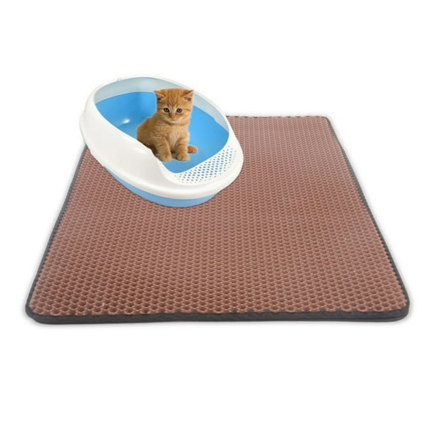 US Double-Layer Cat Litter Box Mat Trapper Foldable Pad Pet Rug EVA Foam Rubber US Double-Layer Cat Litter Box Mat Trapper Foldable Pad Pet Rug EVA Foam Rubber